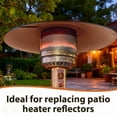 thumbnail image 6 of Stainless Steel Heater Canopies 4+1 Design With Mounting Hardware For Outdoor Stove Warmers Durable Heat Shield Cover, 6 of 8