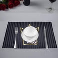 thumbnail image 3 of MKHERT Cute Gold Glitter Crown with Textured Inscription Inside Placemats Table Mats for Dining Room Kitchen Table Decoration 12x18 inch,Set of 4, 3 of 4
