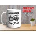 thumbnail image 2 of Farmer Mug White 11oz - Agriculture Is My Field - Farm Market Tractor Biodegradable Environmetal Friendly, 2 of 7
