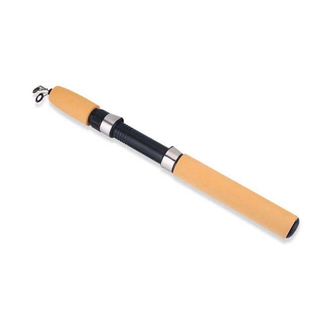 Ice Winter Fishing, Retractable Mini Telescoping Ice Fishing Rod Glass Fiber Rod Pole Tackle