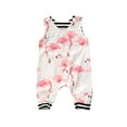 thumbnail image 2 of Kiapeise Toddler Summer Romper Cartoon Print O-Neck Sleeveless Jumpsuit, 2 of 10