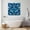 Blue, variant on Canvas Print Wall Art Oil Paintings Bohemian Emerald Green Fish Scales Picture Prints Artwork for Living Room Kitchen Bathroom Bedroom