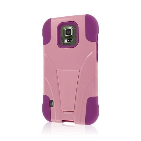Phone Cases Galaxy S5 Active Samsung S5 Active Case, MPERO IMPACT X Series Kickstand Case for Samsung Galaxy S5 Active / GS5 Active - Pink ()