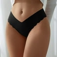 thumbnail image 2 of Women's Seamless Hipster No Show Invisible Ice Silk Soft Stretch Underwears Briefs, 2 of 7
