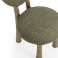 thumbnail image 4 of Sulley Olive Green Basketweave Dining Chair, 4 of 8