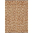 thumbnail image 3 of HomeRoots 583396 3 x 5 ft. Geometric Washable Indoor & Outdoor Rectangle Area Rug, Terra Cotta, Copper & Beige, 3 of 5