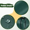 thumbnail image 4 of KLKCMS Châle Imperméable Léger pour Adultes Unisexe Équipement de Protection de Travail Casquette Verte, 4 of 6