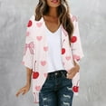 thumbnail image 5 of Hvyesh Womens Kimono Cardigan Beach Cover Up Chiffon Cardigan Floral Open Front Tops Loose Capes, 5 of 5