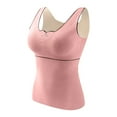 thumbnail image 2 of Drie Thermal Camisole for Women Basic Tank Tops for Women, Thermal Vest Warm Tank-Top Sleeveless Camisole Lingerie Light Pink,L, 2 of 7