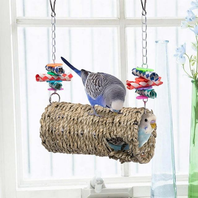 Nido de pájaro Cola hamaca trepadora colgante para colibrí Estilo A