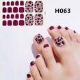 thumbnail image 1 of WREESH Foot Stickers Foot Nail Stickers Waterproof For Female DIY Nail Decoration Art, 1 of 2