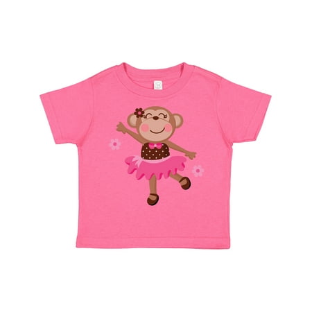 

Inktastic Ballerina Dance Monkey Gift Toddler Toddler Girl T-Shirt