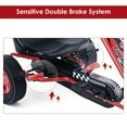 thumbnail image 4 of Costway 4 Wheels Kids Ride On Pedal Powered Bike Go Kart Racer Car Outdoor Play Toy Red, 4 of 6