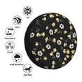 thumbnail image 4 of Fotbe Daisy Funda de Llanta de Repuesto con Estampado, Engrosada, Ajuste Universal para Jeep, Remolque, RV, SUV, Camión-15 inch, 4 of 6