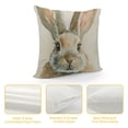 thumbnail image 4 of Nawypu  Easter Decor Easter Bunny Pillow Covers  Spring Decor Easter Rabbit Pillow Chusion Covers, 4 of 5