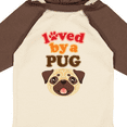 thumbnail image 4 of Inktastic Pug Dog Gifts Boys or Girls Long Sleeve Baby Bodysuit, 4 of 5