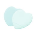 thumbnail image 5 of Unique Bargains 5 Pcs Heart-Shaped Face Makeup Sponge for Travel Light Blue Hydrophilic Polyurethane, 5 of 6
