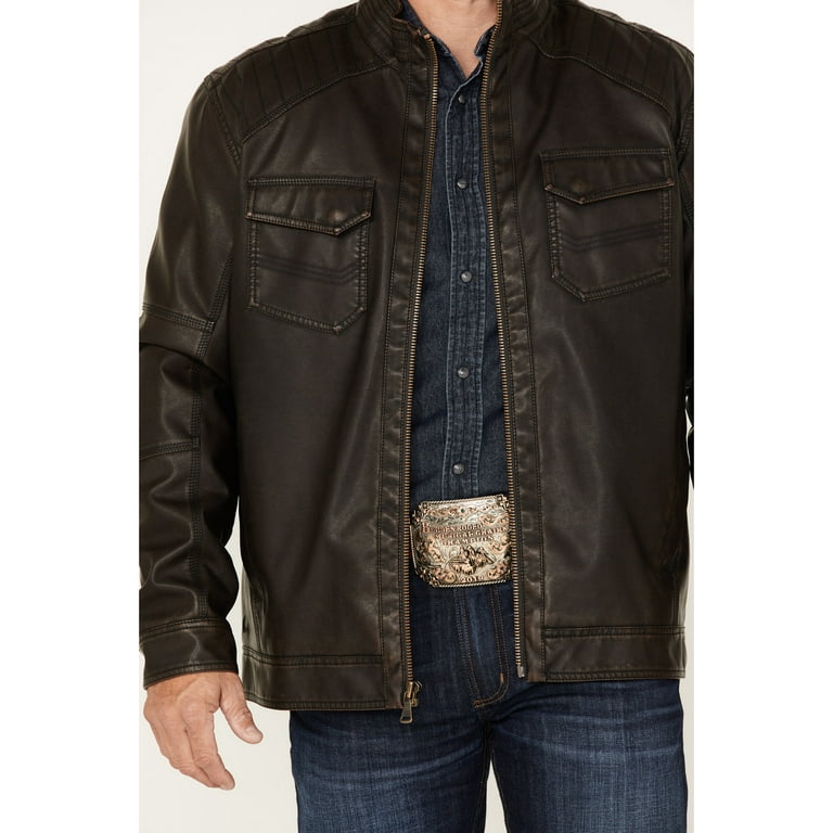 Cody james top leather blazer