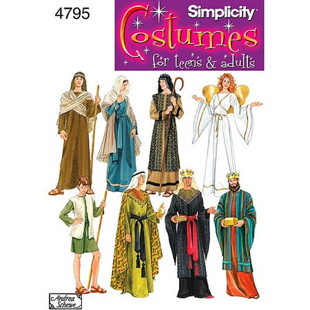 Simplicity Size XS-XL Nativity Costumes Pattern, 1 Each