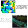thumbnail image 1 of pitrice 100 Pieces Luminous Stones Rocks Decorative Solar Ornament Home Garden Indoor Pathway Landscape Decoration Path Walkway Light Pink, 1 of 7