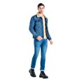 thumbnail image 5 of Chamarra Oggi 2241605, Caballero, Mezclilla Rigida, Corte Slim, color Azul Medio. Oggi Jeans CHAM2241605, 5 of 5