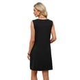 thumbnail image 6 of Wiholl Summer Dresses for Women 2026 Beach Vacation Fashion Lace Mini Tank Dress with Pockets, 6 of 9