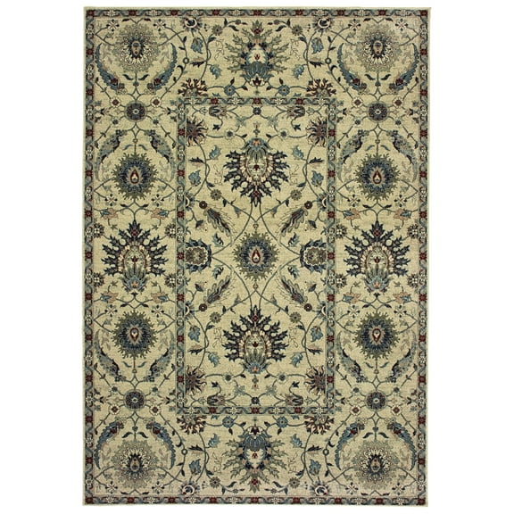 Oriental Weavers RALEIGH Ivory 2' 3 X 7' 6 Area Rug