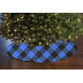 thumbnail image 4 of Buffalo Checkered Tree Skirt Christmas Decoration 58" Round Large Skirt, 4 of 10