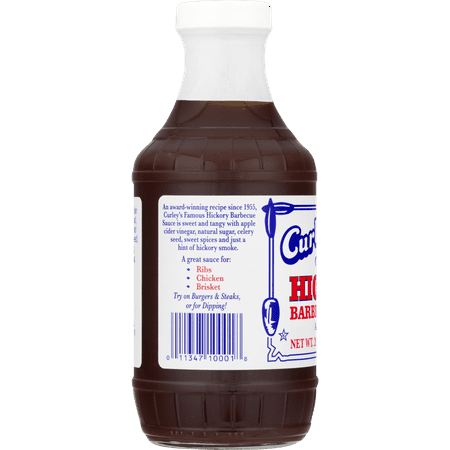 Curley's Famous Hickory BBQ Sauce 20 oz