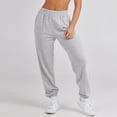 thumbnail image 2 of XFLWAM Women's Sweatpants Baggy Casual High Waisted Workout Athletic Bottom Joggers Pants Gray S, 2 of 8