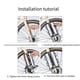 thumbnail image 1 of ROCKBROS Bicycle Front Fork Shelf with Bike Fork Bag Road Cycling Racks Load Bearing Luggage Portabl, 1 of 5