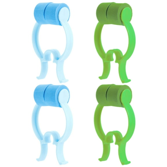 LOLIPPYY U-Shaped Nose Shaper Clip Nose Clips 4Pcs Blue for Nose Lifting and Straightening