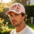 thumbnail image 5 of Garden Morning Cap, Adjustable Floral Animal Print Hat, Breathable & Comfortable Fit Hat, Packable Sun Hat for Casual Weekend Outdoor(Garden Bird), 5 of 7