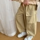 thumbnail image 5 of Odeerbi Niños Niñas Cargo Pantalones Deportes Pantalones Baggy Pantalones de Cordón de Color Sólido Con Bolsillos, 5 of 5