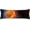 Black Orange, variant on Basketball Body Pillow Cover,Sport Ball on Fire and Water Flame Splashing Thunder Bolt, Long Pillowcase with Zipper Decorative Bedding Pillow Case Soft Pillow Cases Covers for Bedroom,20"x54"