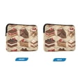 thumbnail image 7 of FORMRS 15-15.6 inch Laptop Sleeve Case Soft Carrying Quilted Computer Bag Cover, Brown Cakes, 7 of 7