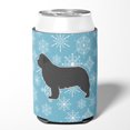 thumbnail image 2 of Caroline's Treasures BB3564CC Winter Snowflake Newfoundland Can or Bottle Hugger, Can Hugger, multicolor, 2 of 5