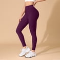 thumbnail image 5 of Cargo Leggings with Pockets for Women High Waisted Yoga Workout Pants Tummy Control Butt Lifting Leggings, 5 of 5