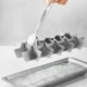 thumbnail image 5 of Bandeja de hielo de acero inoxidable para cubitos de hielo congelados rápidamente Molde para cubitos de hielo caseros Congeladores de hielo Caja de hielo, 5 of 8
