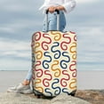 thumbnail image 4 of Uemuo Snake Printed Washable Luggage Cover - Fashion Suitcase Protector Fits 18-32 Inch Luggage -Medium, 4 of 9
