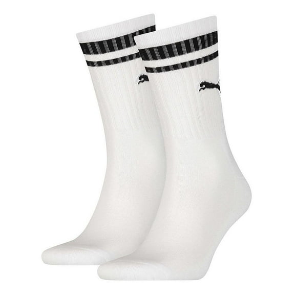 Puma Adult Heritage Stripe Crew Socks (Pack of 2)