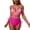 Red, variant on Women's Bikini Set Cheeky Bathing Suit 2 Piece Swimsuit Ruched Soft Beach Swimming Summer Stretch Coffee Medium