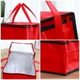 thumbnail image 6 of LAMIRO Insulated Food Delivery Bag,XXXL Pizza Delivery Bags for Hot and Cold Food,Commercial,Large Capacity Reusable Warming Bag,Catering Cooler Bag for Doordash (Red,1Pc), 6 of 7