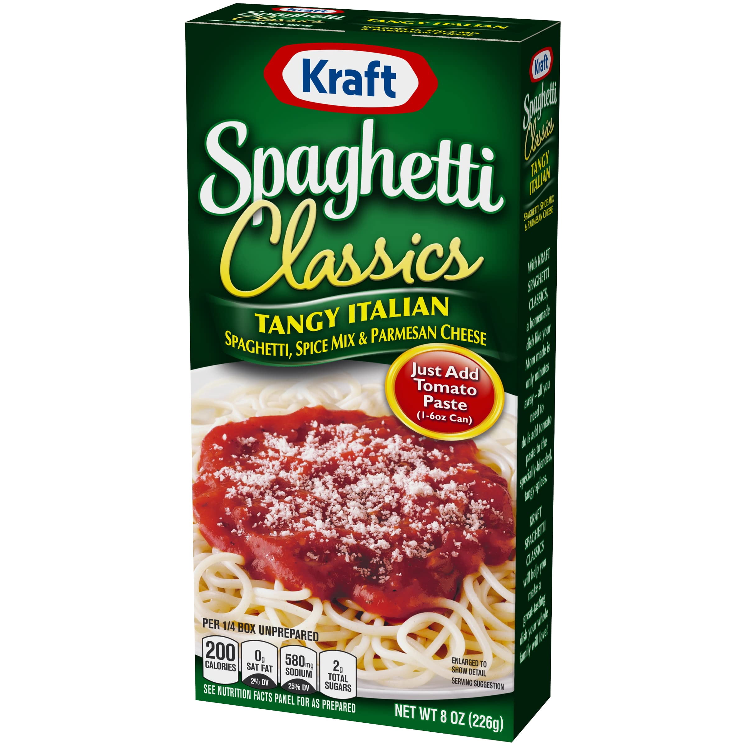 (2 pack) Kraft Spaghetti Classics Tangy Italian - Pack of 3