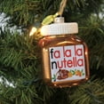 thumbnail image 3 of Holiday Ornament Fa La La Nutella Glass Hazelnut Cocoa Spread Sweet Go6670, 3 of 3