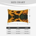 thumbnail image 6 of Bingfone Flower Bush Sunflower Standard Size Pillowcase, Long Staple Pure Cotton Envelope Closure Pillow Cover,20"X30", 6 of 9