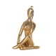 thumbnail image 5 of 2 Piezas De Estatua De Chica De Yoga Figurita Pequeña Decoración Para Gabinete Sala De Estar Hogar Zulema Figura de estatua de postura de yoga, 5 of 7