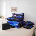 thumbnail image 6 of Homewish Animal Dragon 7-Piece Twin Bedding Sets For Kids Teens,Universe Planet Bedding Comforter Set,Abstract Gradient Galaxy Breathable Sheet Sets,Lightweight Room Decor,Reversible, 6 of 8