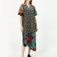 thumbnail image 1 of WILLBEST Vestido Floreado Para Mujer 2025, Falda Informal Con Estampado De Leopardo Para Primavera Y Verano, Vestido Holgado Con Cuello En V Estampado Para Mujer, 1 of 3