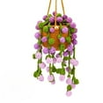 thumbnail image 1 of Crochet Flower Pendant DIY Kit Handmade Wool Yarn Craft Set With Step By Step Instructions For Hanging Decorations And Home Crafts, 1 of 5